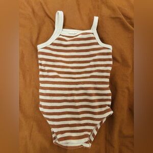 Quincy Mae Waffle Cinch Romper - 12-18mo